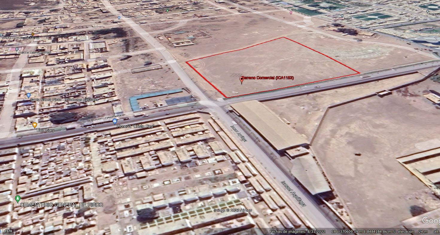 1 Terreno en Pisco, Comercial de 11,360 m2