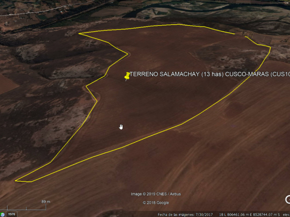 Terreno en Cusco, 130,000 m2 Agricola en Zona Turista a 10 Mins de Moray