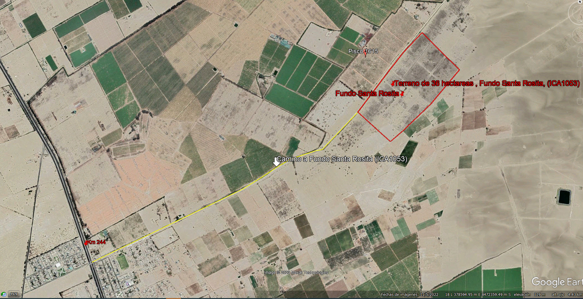 3 Terreno en Paracas de 36 Has