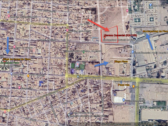 Terreno en Pisco, Comercial de 11,360 m2