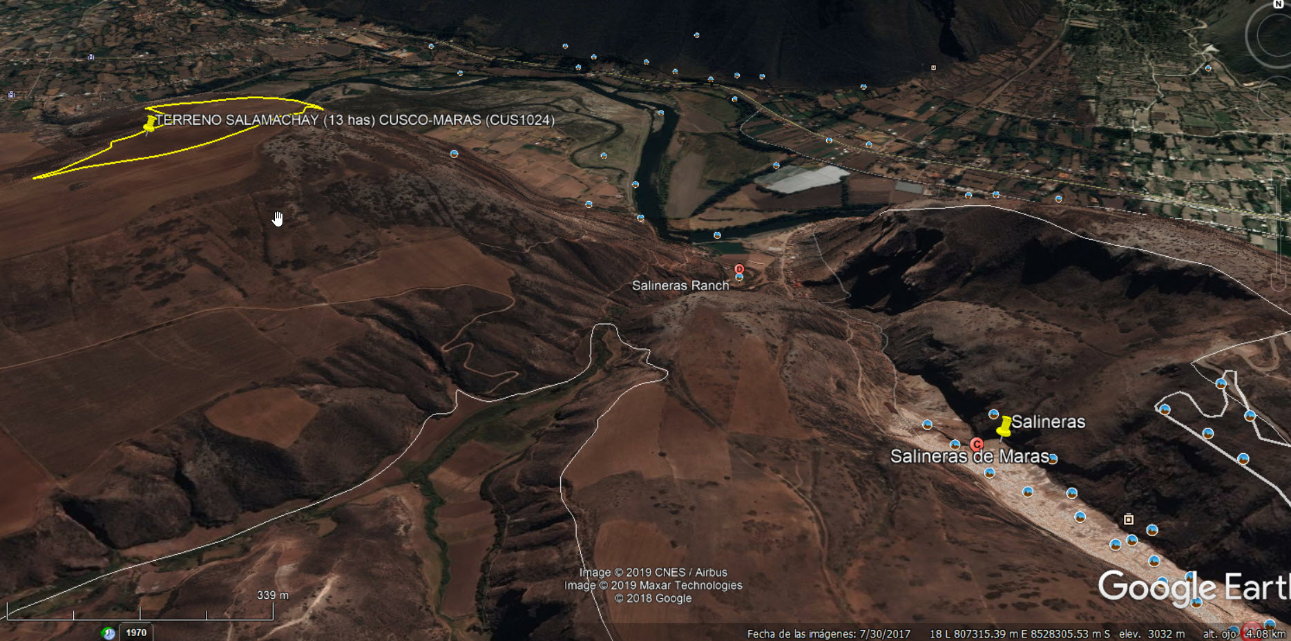 Salineras de MAras – copia Terreno en Cusco, 130,000 m2 Agricola en Zona Turista a 10 Mins de Moray